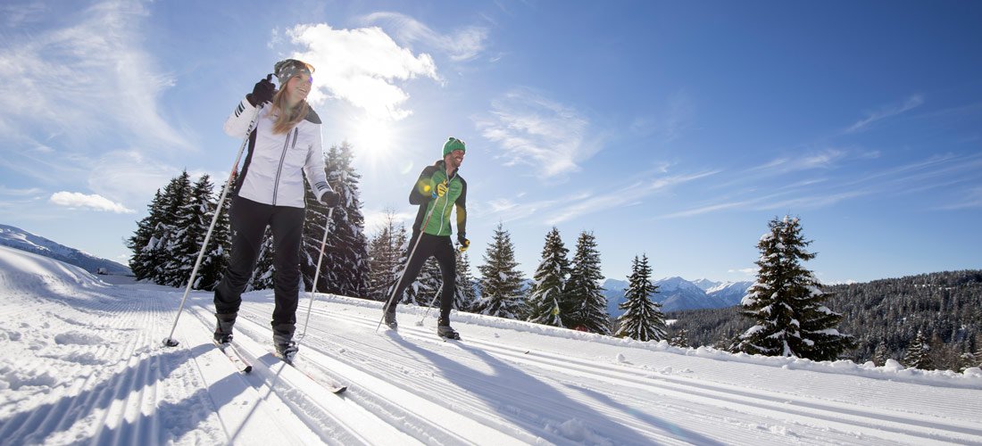 Ungebremstes Langlaufvergnügen auf der Rodenecker Alm 